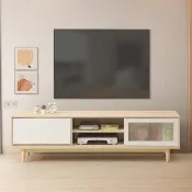 【直人木業】綠建材彩妝板溫馨系列電視櫃181公分