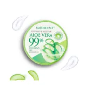 韓國 Nature Face+ 99%蘆薈保濕舒緩凝膠(300ml) 曬後舒緩 保濕 補水【小三美日】D546024