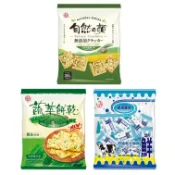 🔥發票 賣場低消149🔥中祥 自然の顏 (紫菜蘇打餅 / 蔬菜餅乾-香蔥蘇打餅乾 / 鮮奶油起士酥餅) #量販包