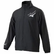 【MIZUNO 美津濃】外套 男 運動風衣外套 黑 32TEC55109