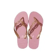 【havaianas 哈瓦仕最優惠】FLASH SWEET 粉色(拖鞋 女款 夾腳拖  巴西 夏日必備 海灘拖 哈瓦士)