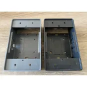 工業風 一聯灰色塑膠明盒 一體成型 美術盒 1P明BOX 電氣盒 開關盒 接線盒 插座盒 塑膠BOX 灰色