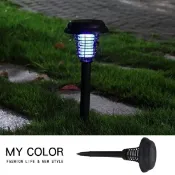 Mycolor 滅蚊燈 捕蚊燈 太陽能燈 捕蚊 殺蟲燈 光感應燈 草坪燈 防水燈 照明燈 庭院燈 戶外燈 夜間 LED燈 電池式 戶外太陽能滅蚊燈♚MY COLOR♚【Z175】