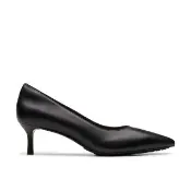 【Clarks】女鞋 Adela Court 柔軟羊皮尖頭高跟鞋(CLF79296D)