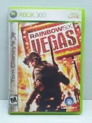 {哈帝電玩}~XBOX360 原版遊戲 虹彩六號：拉斯維加斯 Rainbow Six 英文版 光碟小刮 有盒書~