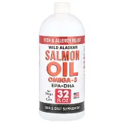 【iHerb】StrellaLab, 野生阿拉斯加鮭魚油 Omega-3，貓狗專用，32 液量盎司