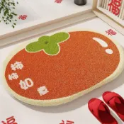 防滑地毯🎵紅色結婚浴室門口仿羊絨地墊吸水廁所衛生間防滑墊子喜慶地毯腳墊小地毯床邊地毯地毯 大尺寸地毯臥室客廳地毯