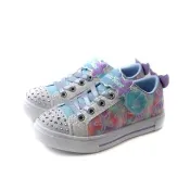 【SKECHERS】SKECHERS Twinkle Toes 電燈鞋 有開關 童鞋 中童 彩色暈染/海洋造型 314824LWML no969