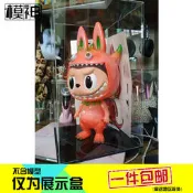 展示盒 防塵盒 收納盒 山椒魚拉布布精靈天團龍家升T9G史毛毛潮玩鬼忍透明亞克力展示盒