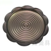佶洋餐具【梅花烤盤】蓮花陶板鍋烤肉鍋燒烤鍋鐵板鍋石板烤肉鍋燒肉鍋火鍋陽極鍋