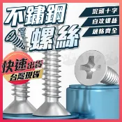 【不鏽鋼螺絲】白鐵螺絲 M4 自攻螺絲 高扭力螺絲 高張力螺絲 攻牙螺絲 水泥螺絲 壁虎 十字 粗牙螺絲 大扁頭螺絲 螺