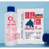 【漂髪】 金魚 褪色漂粉 (30g) 附雙氧水(65ml) 染淺退色/金縷衣AI.LIAN艾戀 防爆修護金靈10ml