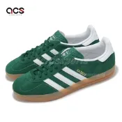 adidas 德訓鞋 Gazelle Indoor 男鞋 女鞋 綠 白 復古 麂皮 休閒鞋 愛迪達 JI2062