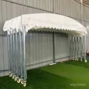 雨棚 戶外遮雨棚 伸縮雨棚 推拉雨棚 帳篷 車棚 戶外遮陽棚 大型移動 推拉蓬 餐飲 地攤 大排檔 商鋪 車棚 EQ15