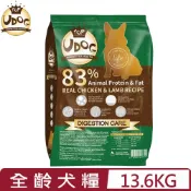 UDOG 全齡犬雙效營養照護配方-田園遨遊(雞肉+羊肉) 13.6kg 83%動物性蛋白與油脂(狗主食/狗乾糧/狗飼料)
