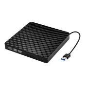 (店+)【anra】USB 3.0 外接式CD/DVD讀取燒錄 光碟機(筆電桌機適用 VCD Combo機 燒錄機)
