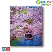 (店+)【Manto】櫻見．京都-台灣製DIY數字油畫|超取專用大小