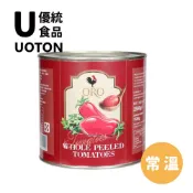 ［優統食品］紅 義大利 ORO 整粒去皮蕃茄-2250g/罐