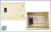 【 大尾鱸鰻便宜GO】卡式開關箱 鐵製 9P 卡式分電箱 配電箱 露出型(明)粉體塗裝 烤漆箱