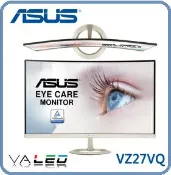 賣電腦 ASUS 華碩 VZ27VQ 27型 VA面板 曲面顯示器/ 內建喇叭 / 低藍光+不閃屏 / 三年保