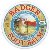 【iHerb】Badger, 薄荷茶樹足部按摩膏，2盎司（56克）