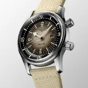 LONGINES 浪琴 Legend Diver 深海潛將復刻版潛水錶 開學換新季 送禮推薦-36mm/卡其 L3.374.4.30.2