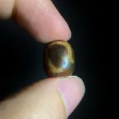 阿卡 綠度母天珠 / 寶源天珠 桶珠手串 天珠圖騰 DIYdiy設計配件 天然瑪瑙玉髓礦石 藏傳佛教