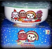 7-11 OPEN & 菇菇 聖誕限定陶瓷保鮮碗 ~ 聖誕特別版 ~ “ 單賣 “