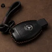 🌈51車品 Benz 賓士 汽車真牛皮鑰匙皮套 GLC300 C300 E250 W176 W212 W205 W20