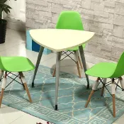 寓偉 洽談桌小圓桌三角桌咖啡桌餐桌會客招待桌休閑桌茶幾圓形