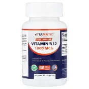 【iHerb】Vitamatic, Vitamin B12, Berry, 1,000 mg, 60 Fast Dissolve Tablets
