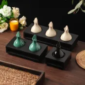 美容院spa水療足療埰耳陶瓷精油瓶聞香瓶壺前臺展示裝飾【S】