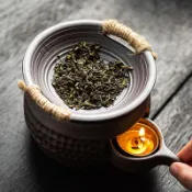 🔥臺灣出貨🔥溫茶爐 烤茶提香 烤茶提香器 日式烤茶爐 煮茶圍爐焙茶器 茶葉提香爐 蠟燭烘茶烤茶溫茶爐 溫茶器 茶道配