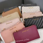 現貨 美國代購 Michael Kors MK 多功能手拿包 防刮皮 長夾 乾燥玫瑰