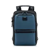 【TUMI】Alpha Bravo Dynamic 彈道尼龍商務休閒後背包 - 灰藍
