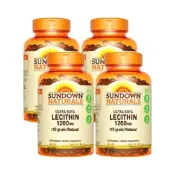 [小樹購] Sun日落恩賜 (即期品)超級61頂級卵磷脂膠囊x4瓶組(100粒/瓶)_效期2027/5/31
