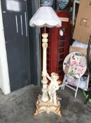 台中☆可愛小舖傢飾☆歐式古典鄉村風立體天使立燈拿弓邱比特落地燈魔法燈床頭燈檯燈擺飾店面櫥窗裝飾
