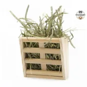 兔子實木草架 兔飼料架 兔草架 牧草架 可固定木質草架兔子龍貓荷蘭豬木製食盆寵物玩具用品