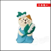 日本進口 DECOLE concombre 現貨正版 快樂婚禮系列 / 鈴蘭花伴娘 貓咪 公仔 (ZCB-62735)