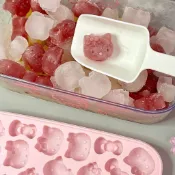 ⭐桃園出貨~免運⭐家用卡通冰塊模 HelloKitty造型 自制冰格 食品級硅膠冰格 儲冰盒 大容量製冰盒