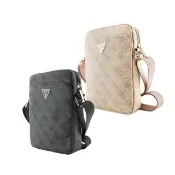 【GUESS】經典三角滿版LOGO都會系列 8吋平板 側背包