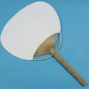 旻泉精品批發網 竹柄扇子 大圓形 竹桿雙面紙空白扇子 /一袋10支入(促40) 彩繪紙扇子 環保扇子 手繪扇 -AA3145【APP滿額下單10%點數(單一帳號最高1000點)】10/31止