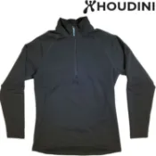 Marc jacobs旗艦店 HOUDINI 胡迪尼 A Power Half Zip 半門襟刷毛衣/保暖中層衣 男款 220594 900 純黑