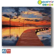 (店+)【Manto】高美夕彩-台灣製DIY數字油畫|超取專用大小