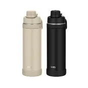 【THERMOS 膳魔師】可進洗碗機可提式設計不鏽鋼真空保溫瓶1000ml(FJU-1000)