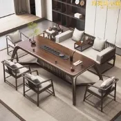 【公司貨】茶桌辦公室中式實木茶臺輕奢2025新款高端客廳喝茶桌椅組合羅漢床