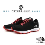 【北臉 The North Face】女 FUTURELIGHT 防水透氣避震登山健行鞋 4OA6 黑/火焰紅