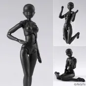 【秋葉猿】正日版9月預購 SHF 素體 女素體 黑色 DX SET 2 Solid black Color 免訂金