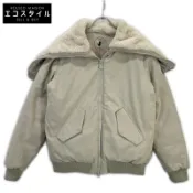 【DOKODEMO】Save the Duck P31346W 米白色 HISAE Boa 羽絨外套 1/S [二手]