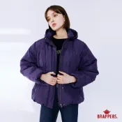 BRAPPERS 女款 寬鬆短版羽絨外套-紫